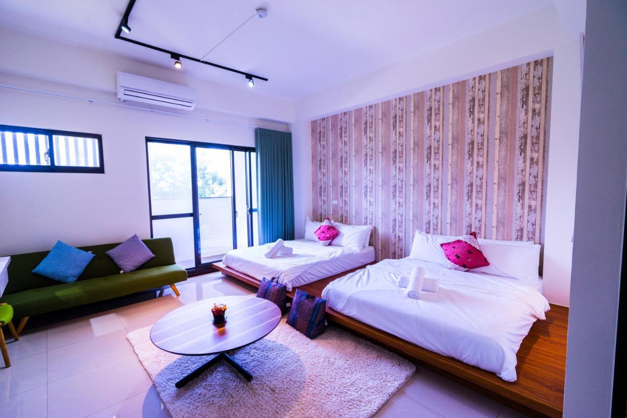 黑琵軼棧湖濱旅宿 K&B Happy Hostel Tainan Bagian luar foto