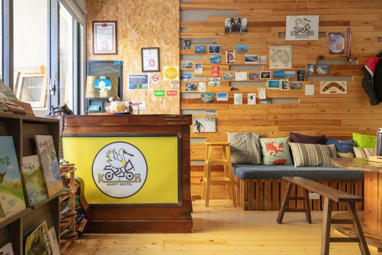 黑琵軼棧湖濱旅宿 K&B Happy Hostel Tainan Bagian luar foto